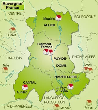 Auvergne in Frankreich